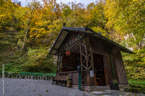 Holy Way of the Cross to the Lourdes Grotto a pilgrimage site to the Chapel in the Liebfrauental © mindscapephotos