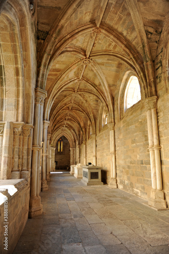   vora  World Heritage City by Unesco  Portugal  Gothic cloister of the Cathedral.