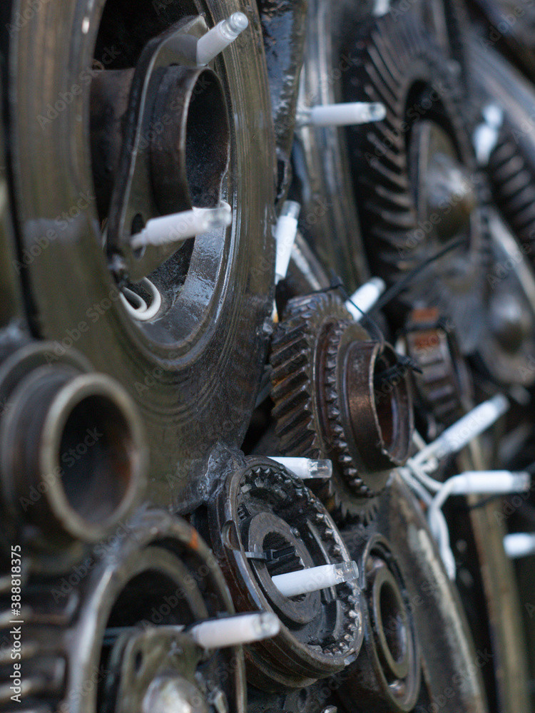Fototapeta premium close up of a car parts
