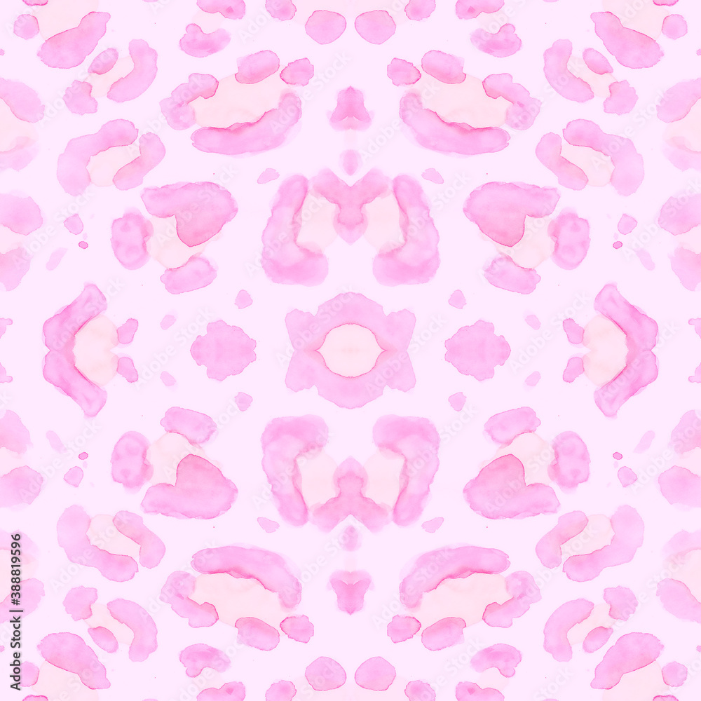 Pink Leopard Pattern. Female Jaguar Skin Repeat. Pink Leopard Pattern. Female Jaguar Skin Repeat.