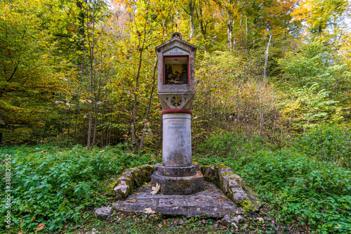 Holy Way of the Cross to the Lourdes Grotto a pilgrimage site to the Chapel in the Liebfrauental photo