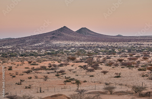 Amazing landscape in Namibia  Africa