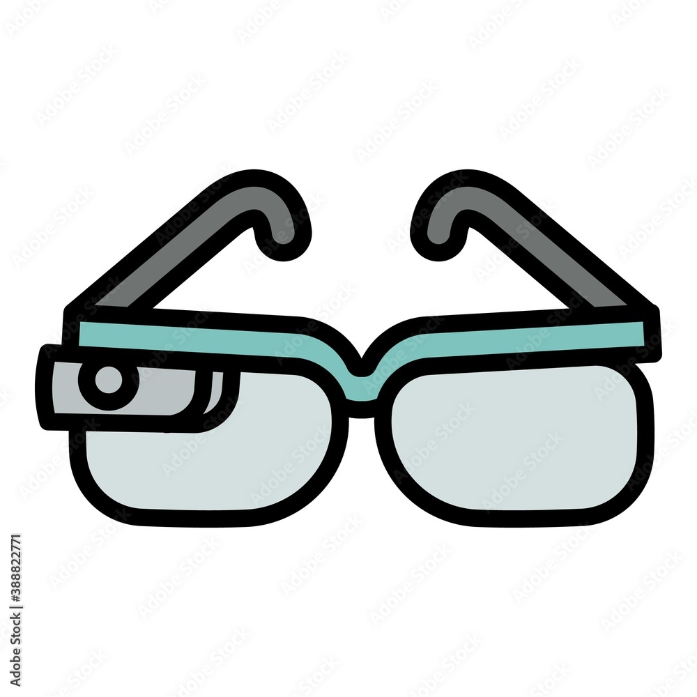 3d game glasses icon. Outline 3d game glasses vector icon for web design isolated on white background 3d game glasses icon. Outline 3d game glasses vector icon for web design isolated on white background