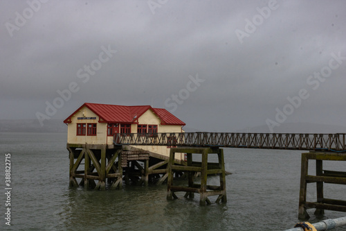 pier with old life boat shed  © Richard