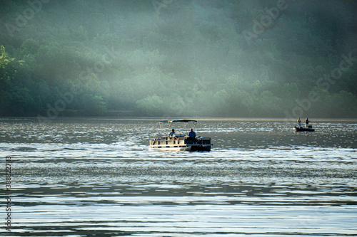 boat on the lake