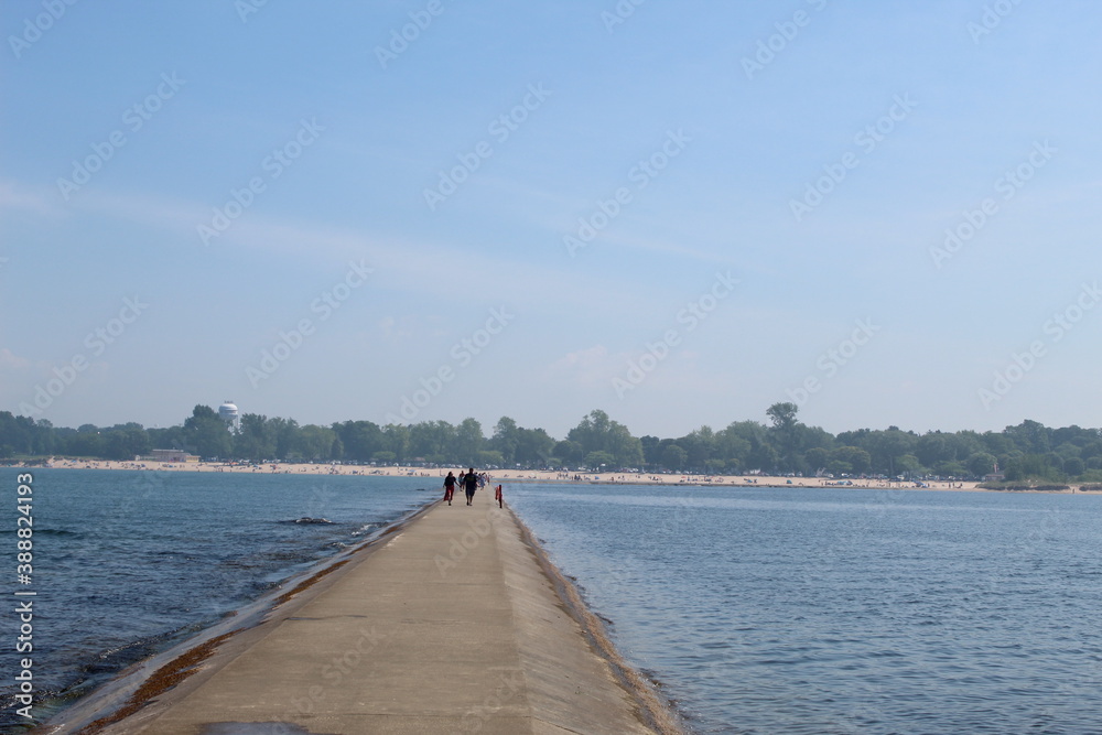 pier on the lake