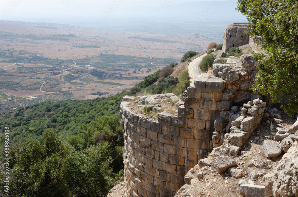 Fortress Nimrod in the northern Golan in Israel