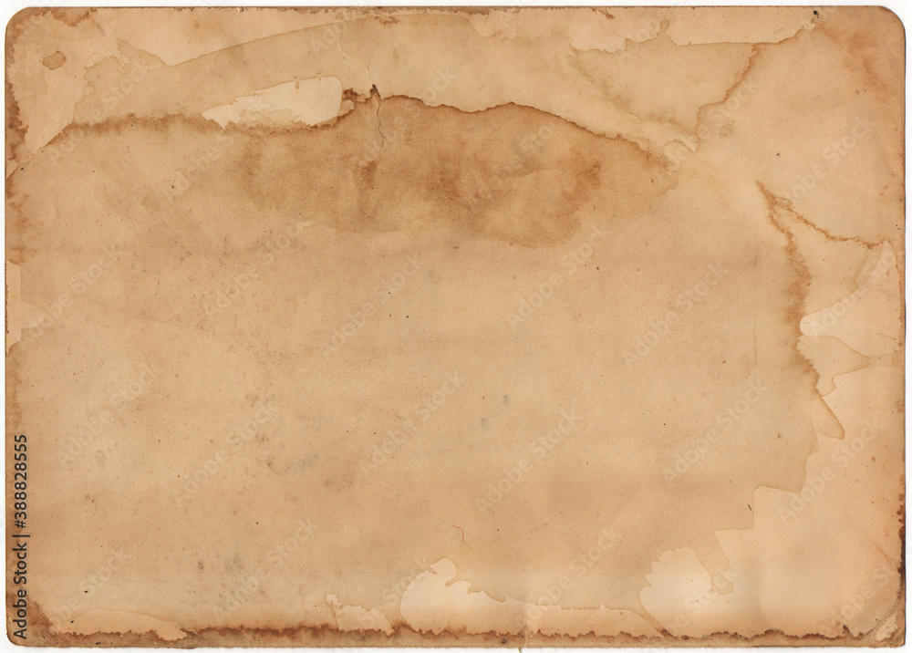 Old Water Stained Paper Texture Background Stock Photo | Adobe Stock