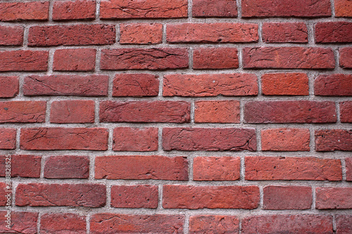 red brick wall