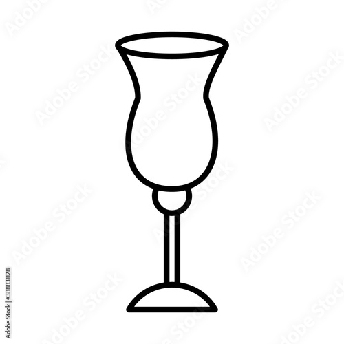 goblet icon image, line style