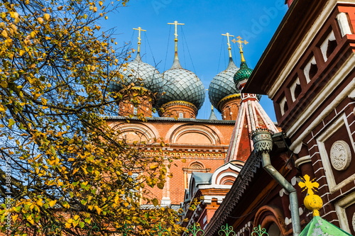 The Resurrection Church on Debra on the banks of the Volga is the only 17th century posad church that has survived in Kostroma, Russia photo