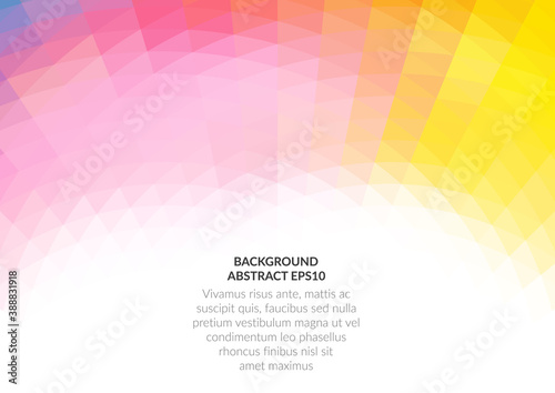 Abstract background with geometric texture. White space for text. Delicate shades of pink and yellow.
