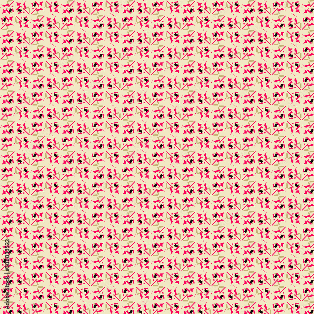 Seamless Repeatable Abstract Geometric Pattern