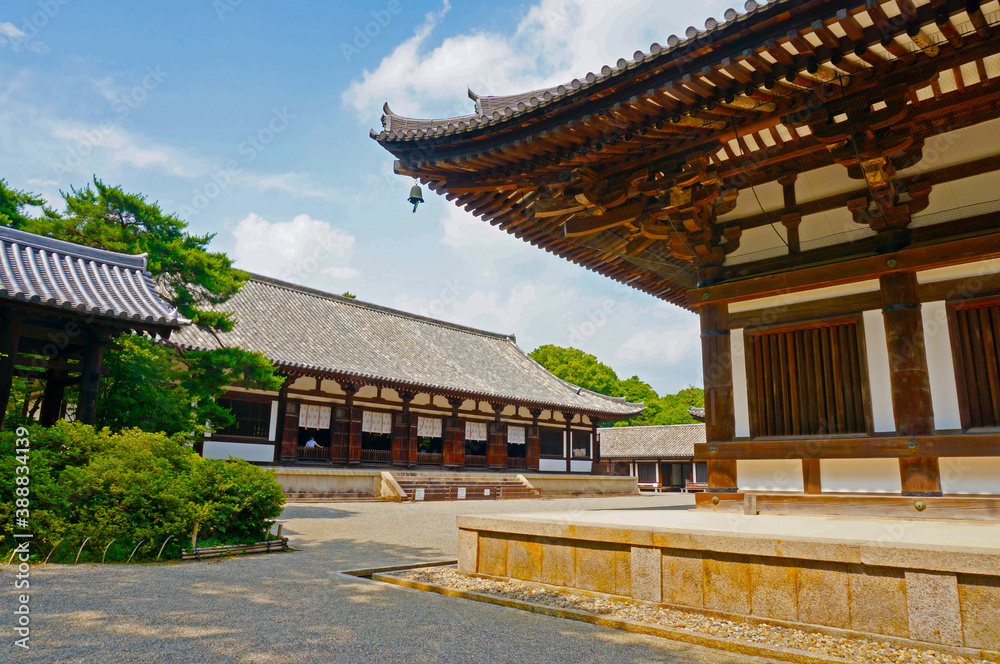 唐招提寺,金堂と講堂 唐招提寺,金堂と講堂