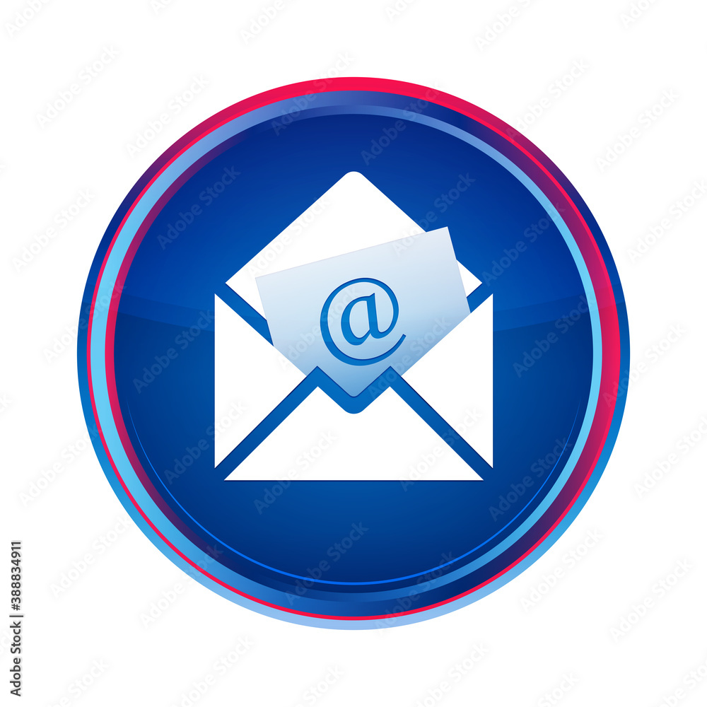 Newsletter email icon silky blue round button aqua design illustration Newsletter email icon silky blue round button aqua design illustration