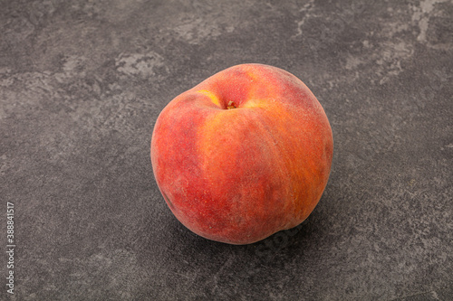 Fresh ripe sweet peach fruit