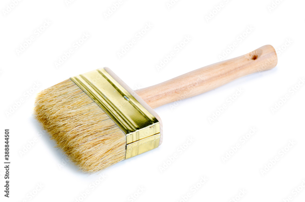 Paint brush tool on white background isolation Paint brush tool on white background isolation
