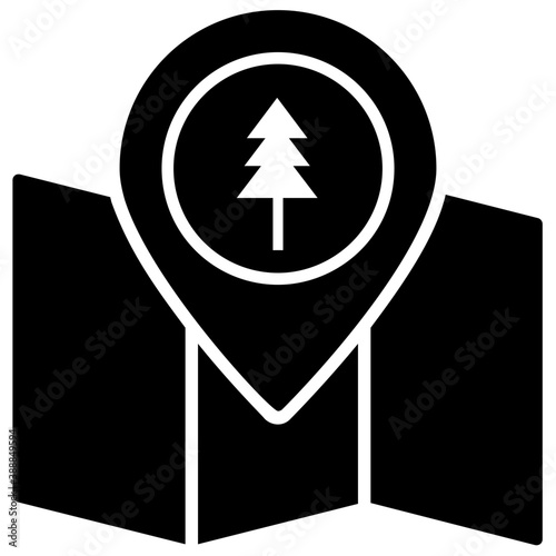

Map of a city where pinpointer pointing to a specific destination, notion for map location
