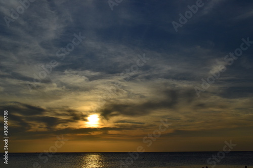 sunset over the sea © Polina