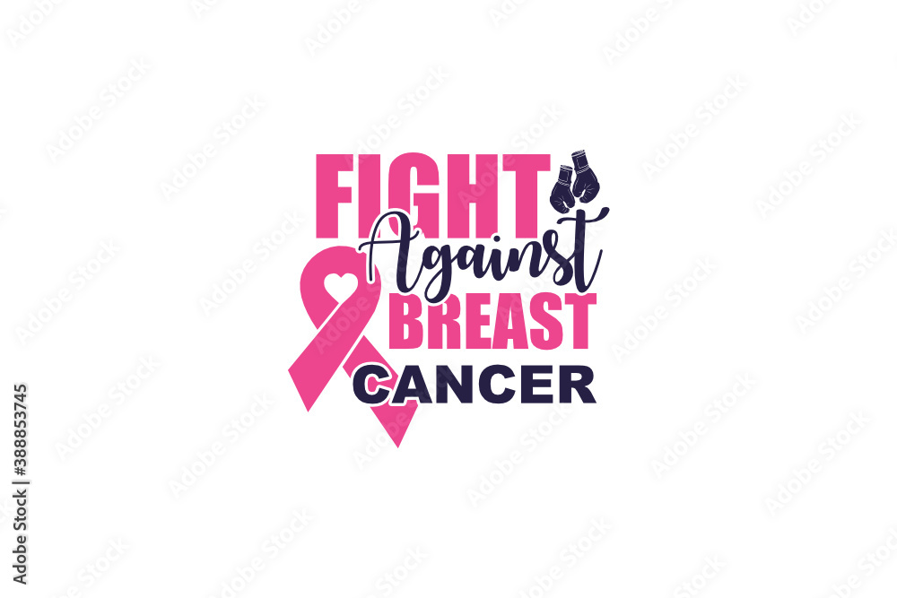 Fight against breast cancer svg, October-Breast Cancer Awareness Month svg