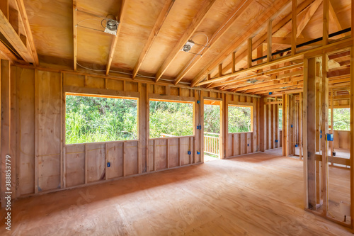 New Custom Home interior Construction