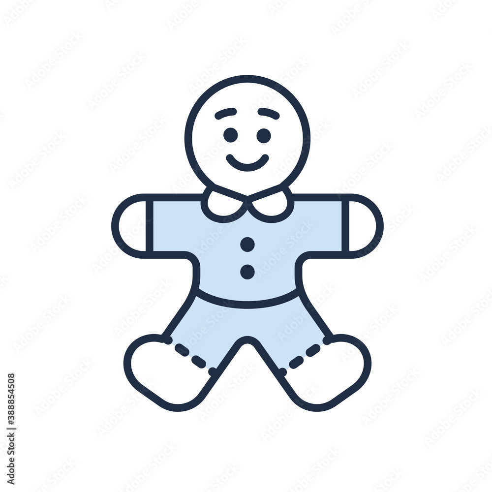 Gingerbread Man Vector Illustration Icon
Gingerbread Man Vector Illustration Icon