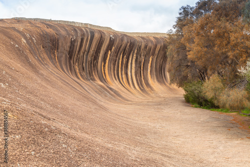 The Wave Rock close to Hyden, Western Australia photo