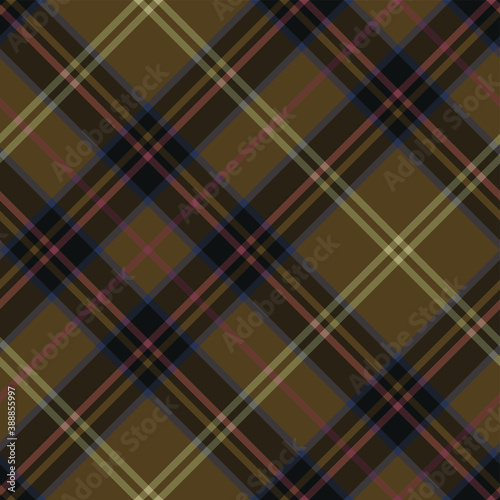 Seamless vector tartan pattern for fabric, textile, wrapping etc. Plaid background 