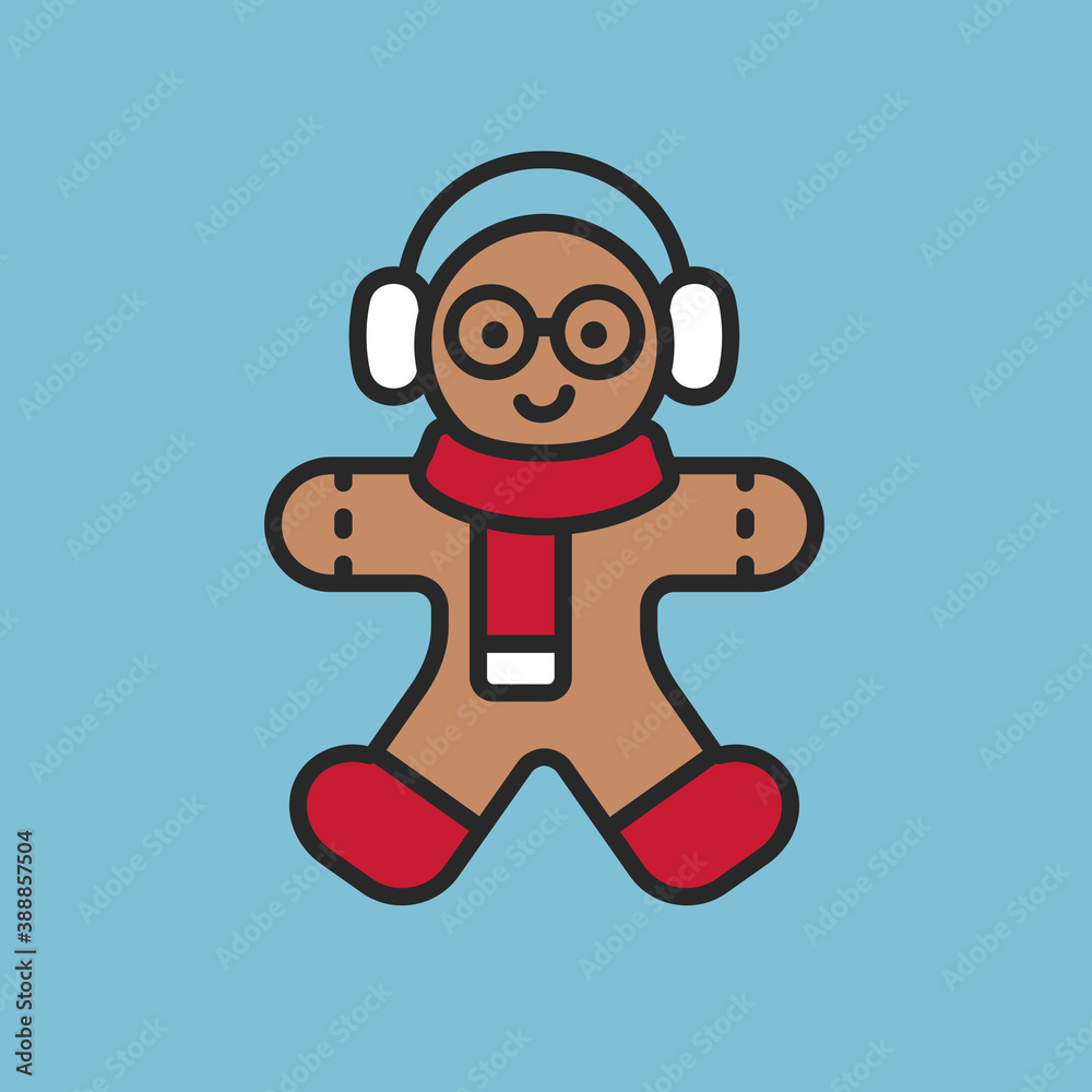 Gingerbread Man Vector Illustration Icon
Gingerbread Man Vector Illustration Icon