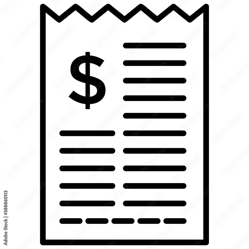 A strip torn out of a machine for pricing and payment options, this graphic is illustrating an icon for checkout
A strip torn out of a machine for pricing and payment options, this graphic is illustrating an icon for checkout