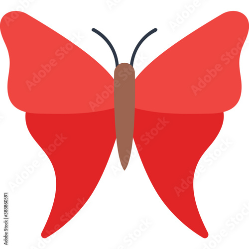 
A lowland butterfly specie called red glider icon
