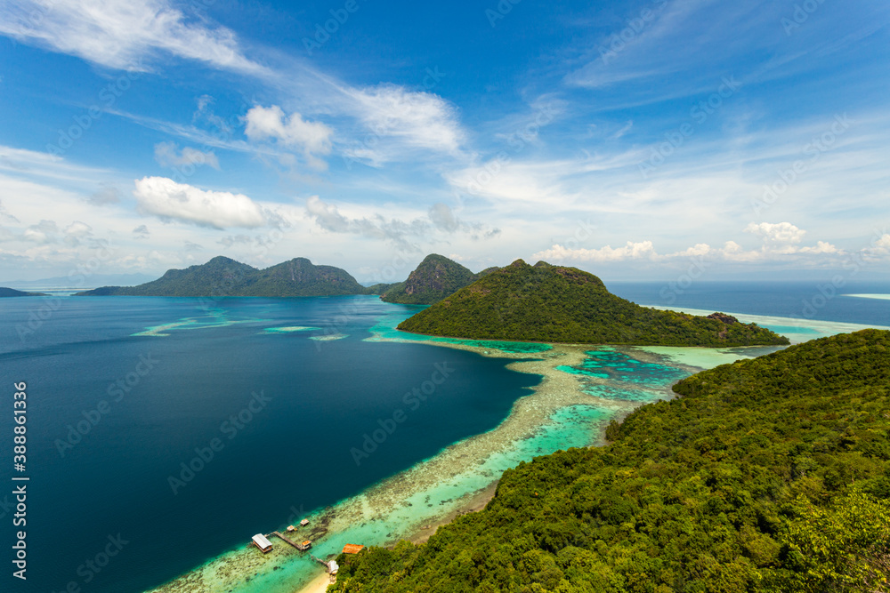 Borneo paradise island