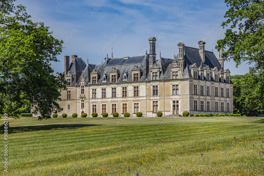 Chateau de Beauregard (1545) is a Renaissance castle in Loire Valley in France. It is located on territory of commune of Cellettes, a little south of city of Blois. 