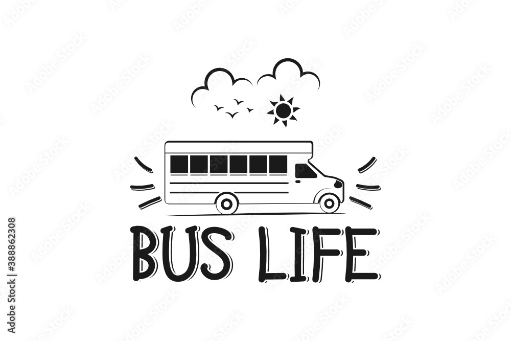 BUS LIFE SVG, Back To School SVG, Bus Driver Gift SVG, School Bus SVG