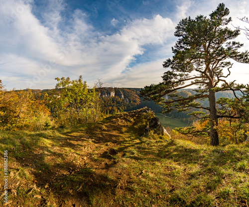 Fantastic autumn hike in the beautiful Danube valley near the Beuron monastery