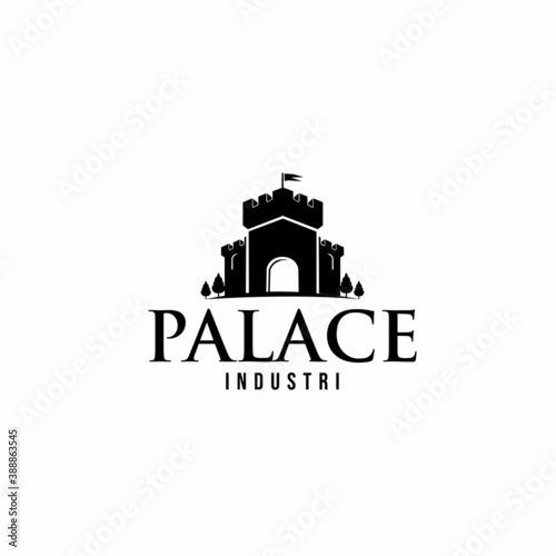 Palace industri company logo  exclusive design inspiration