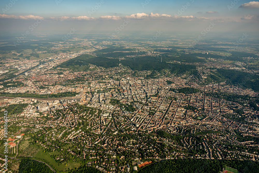 Obraz premium Luftbild/Aerial Stuttgart