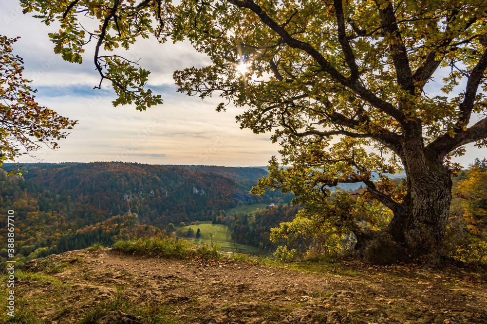 Fantastic autumn hike in the beautiful Danube valley near the Beuron monastery Fantastic autumn hike in the beautiful Danube valley near the Beuron monastery