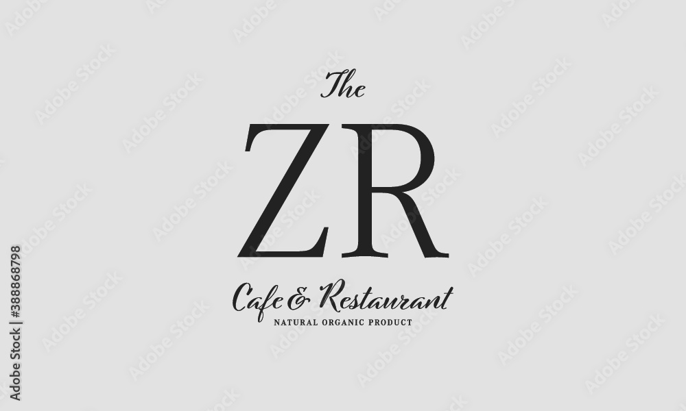 cafe restaurant premade logo initials monogram elegant luxury alphabet cafe restaurant premade logo initials monogram elegant luxury alphabet