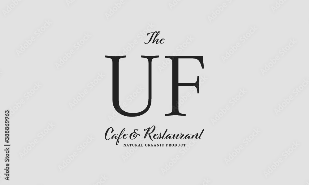 cafe restaurant premade logo initials monogram elegant luxury alphabet cafe restaurant premade logo initials monogram elegant luxury alphabet