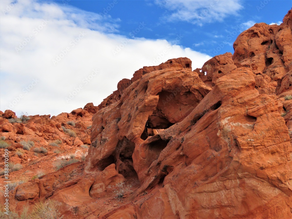 Red rocks in the Valley of Fire in Nevada