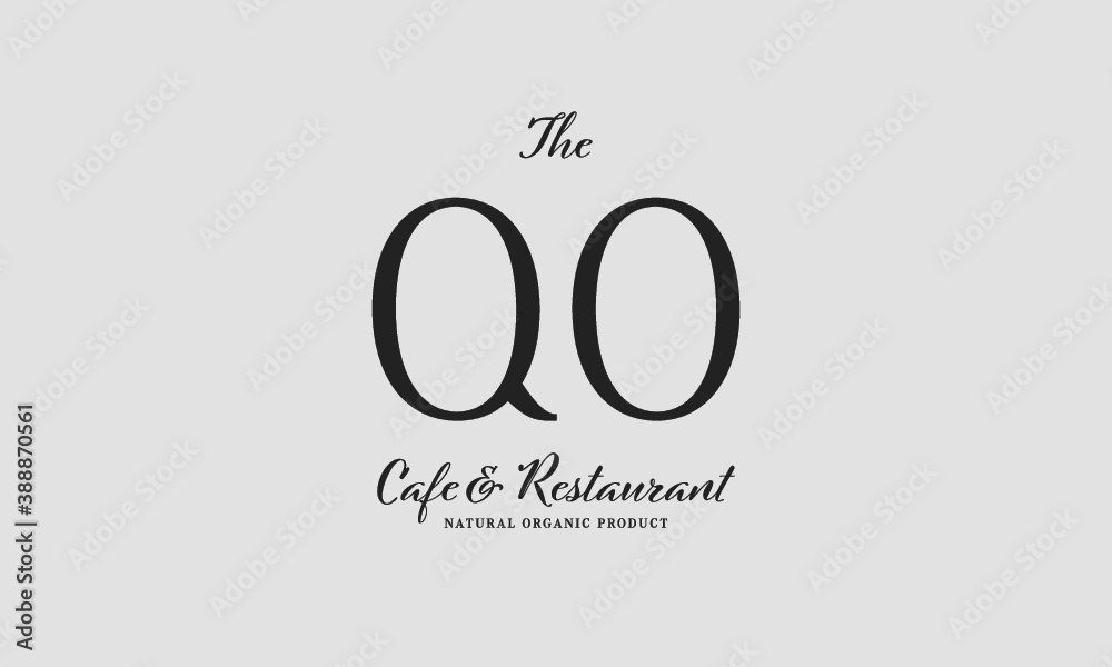 cafe restaurant premade logo initials monogram elegant luxury alphabet cafe restaurant premade logo initials monogram elegant luxury alphabet
