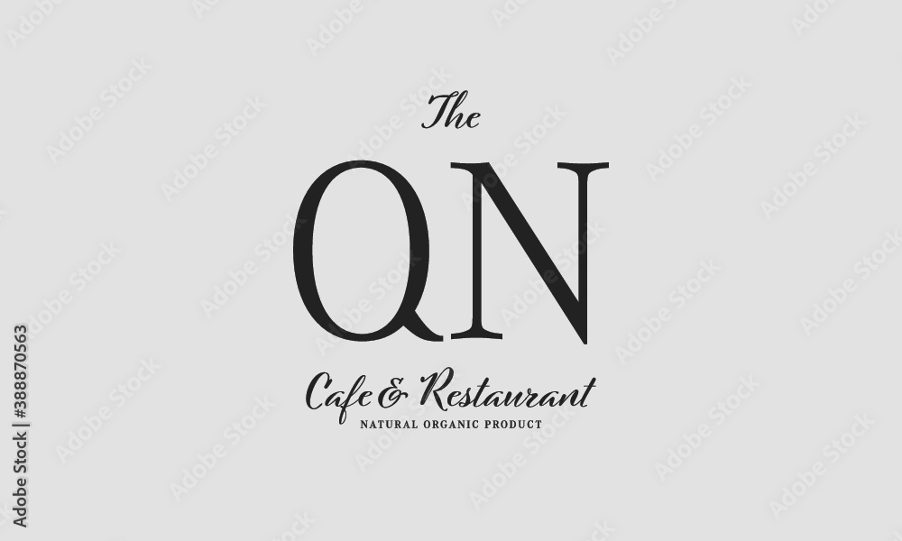 cafe restaurant premade logo initials monogram elegant luxury alphabet cafe restaurant premade logo initials monogram elegant luxury alphabet