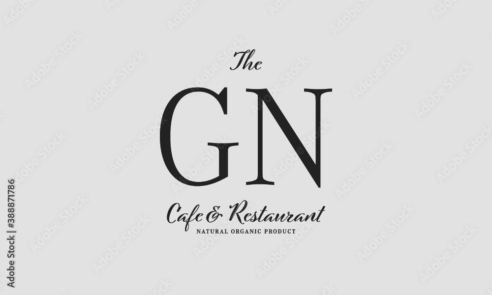 cafe restaurant premade logo initials monogram elegant luxury alphabet cafe restaurant premade logo initials monogram elegant luxury alphabet