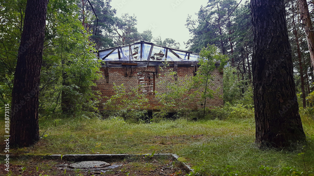 old house in the woods