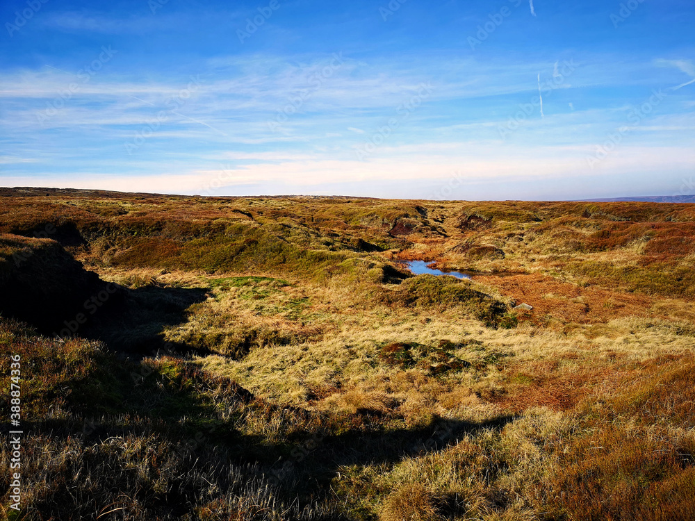 Hiking in the English highlands