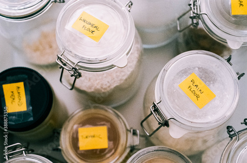 Ingredient jars photo