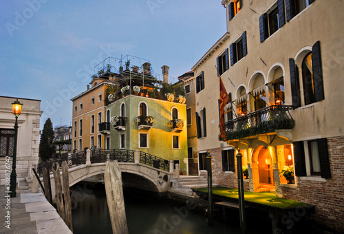 Dusk in Venice, Italy
