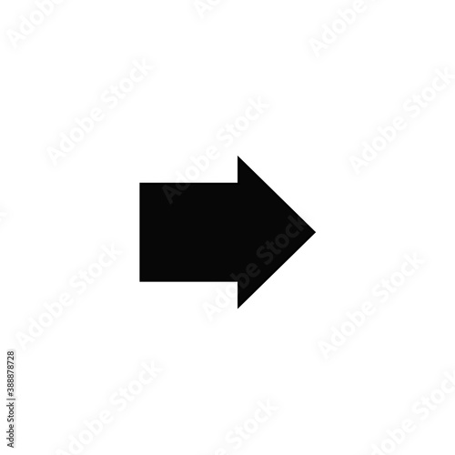 Black arrow, sign symbol direction 