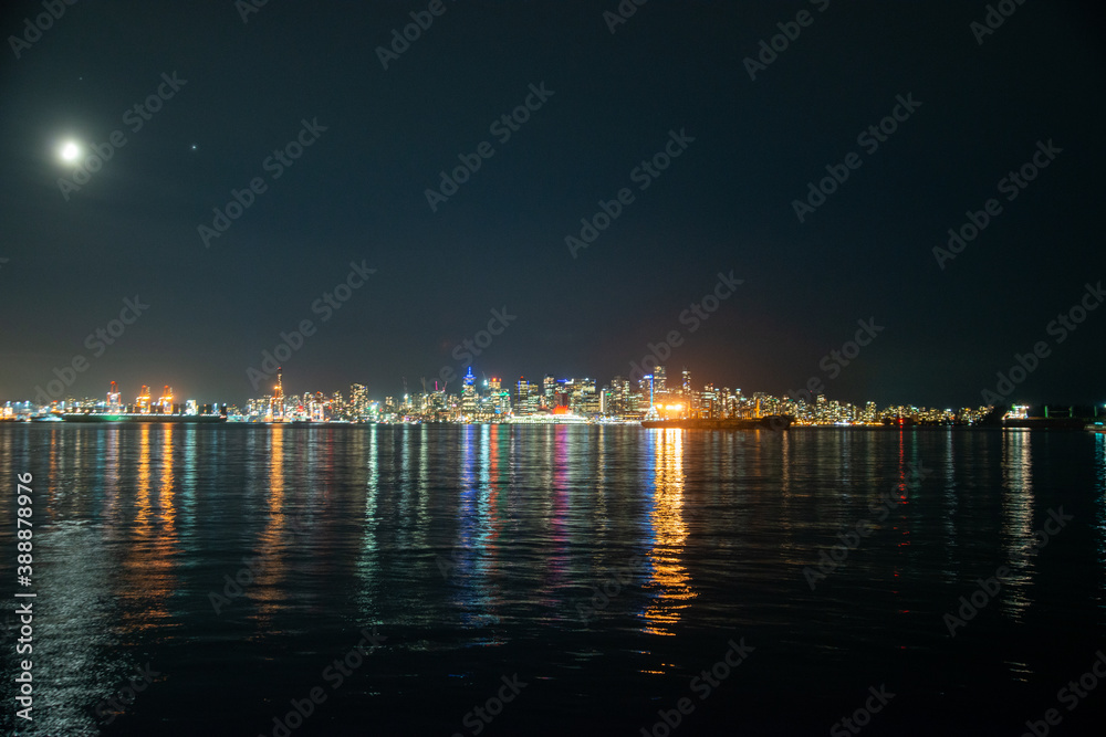 A picture of downtown Vancouver at night from North Vancouver. BC Canada
A picture of downtown Vancouver at night from North Vancouver. BC Canada
